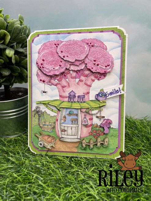 Veggie Lane - Broccoli Bungalow Layering Sheets Veggie Lane - Broccoli Bungalow Layering Sheets