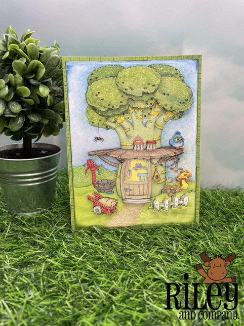 Veggie Lane - Broccoli Bungalow Layering Sheets Veggie Lane - Broccoli Bungalow Layering Sheets