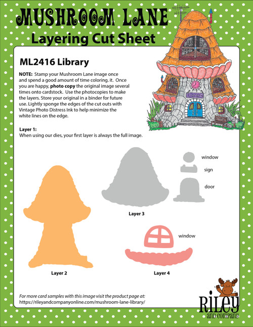 Mushroom Lane - Library Layering Sheets Mushroom Lane - Library Layering Sheets