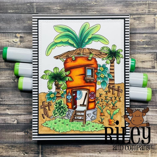 Veggie Lane - Carrot Cottage Layering Sheets Veggie Lane - Carrot Cottage Layering Sheets