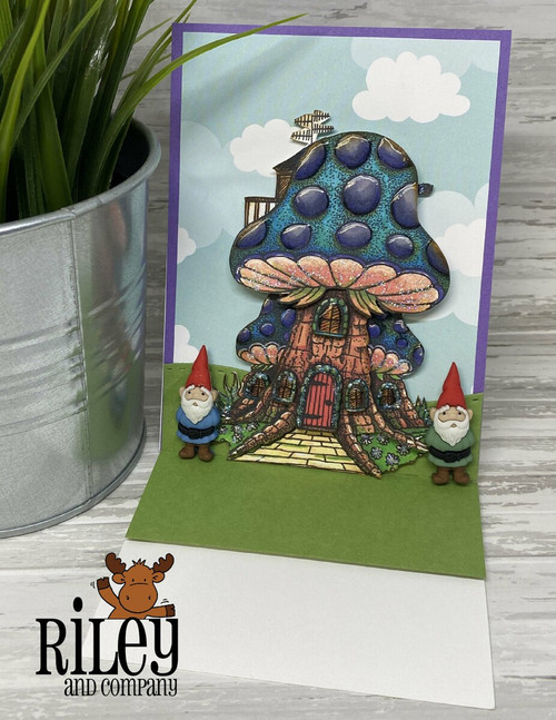 Mushroom Lane - Polkadot House 2 Layering Sheets Mushroom Lane - Polkadot House 2 Layering Sheets
