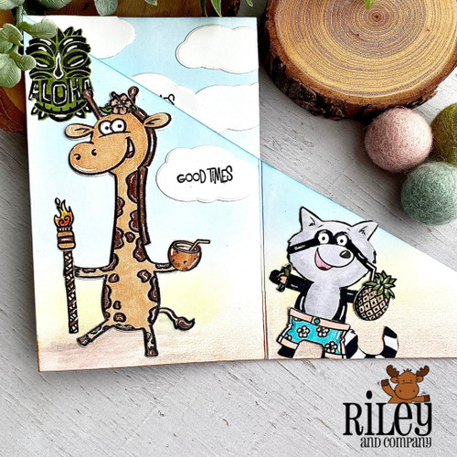 Dress Up Aloha - clear stamp set Dress Up Aloha - clear stamp set