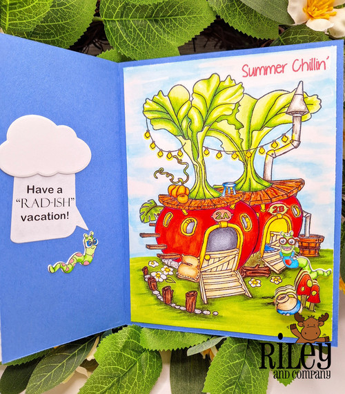 Veggie Lane - The Radishon Motel die set Veggie Lane - The Radishon Motel die set