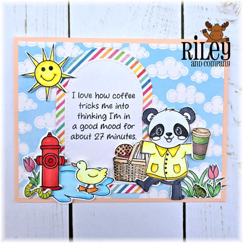 Basic Dress Up Pandas - die set (set of 2)
