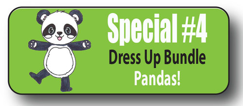 Special 4 - Dress Up Panda Bundle