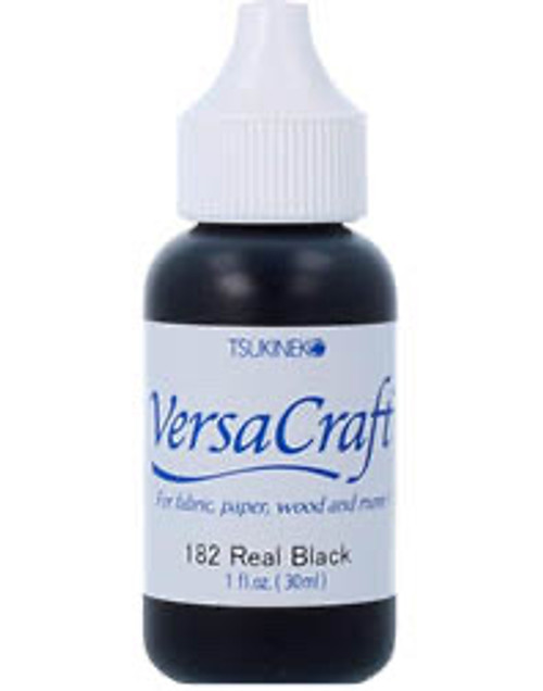 VersaCraft Ink Pad Refill - Real Black