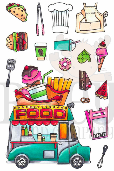 Dress Up Riley - Food Truck die set (set of 17) Dress Up Riley - Food Truck die set (set of 17)