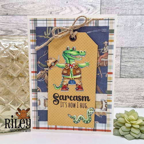 Basic Dress Up Crocodile - Die set (set of 4) includes crocs