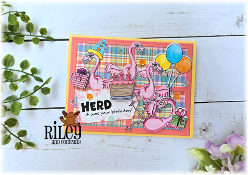 Giggling Flamingo die