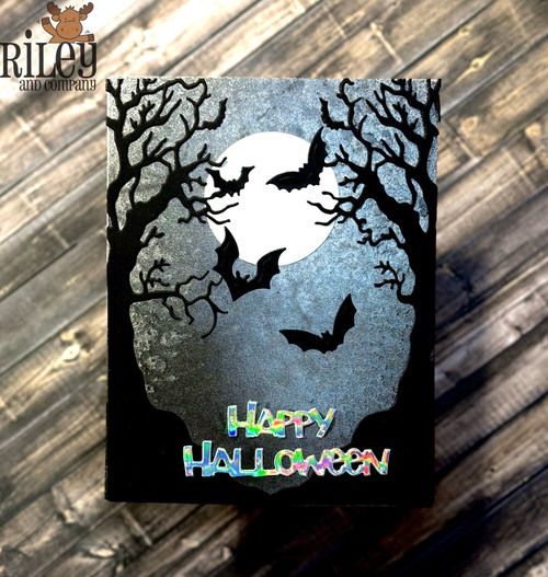 Moon and Bats (set of 4)