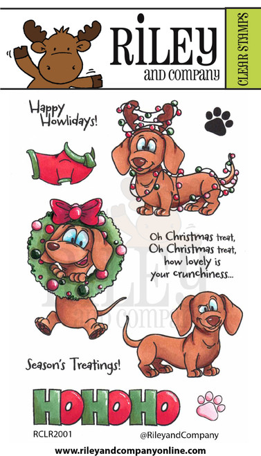 Woody & Hazel Jean HO HO HO die set (set of 5)