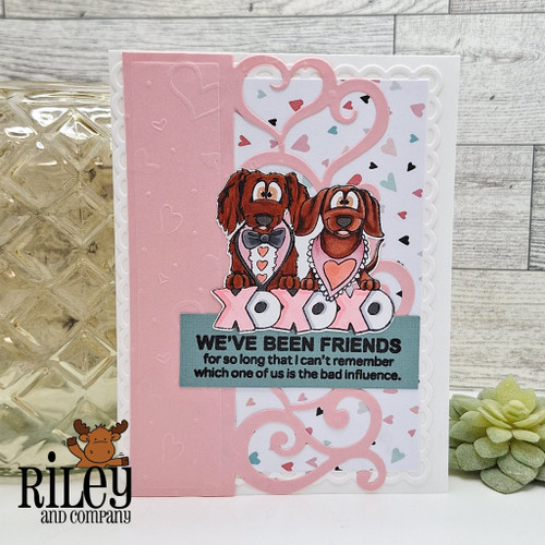 Woody & Hazel Jean XO die set (set of 9)