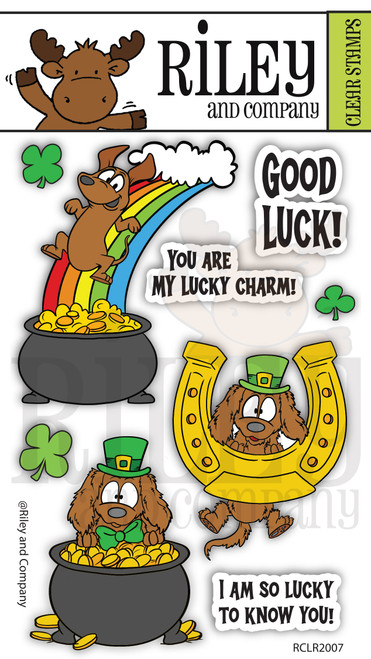 Woody & Hazel Jean Good Luck die set (set of 5)