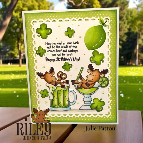 Riley Cool Cocktails clear stamp set
