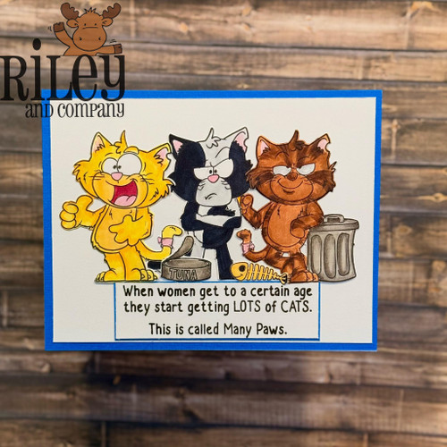 Hank the Alley Cat clear stamp set
