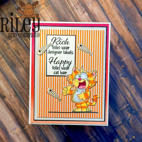 Hank the Alley Cat clear stamp set