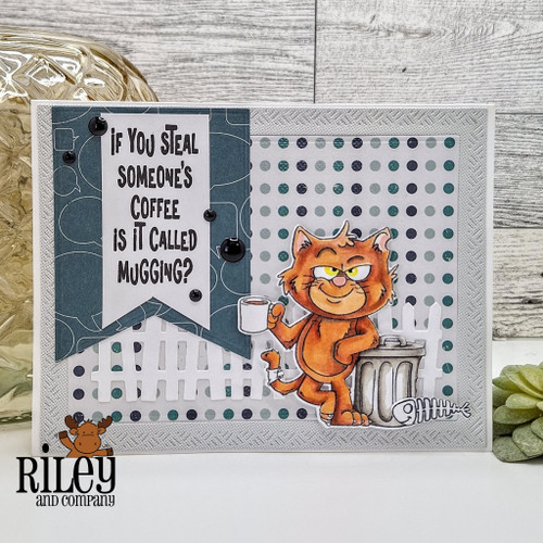 Hank the Alley Cat clear stamp set