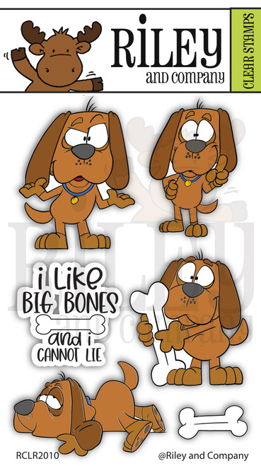 Boomer Big Bones clear stamp set