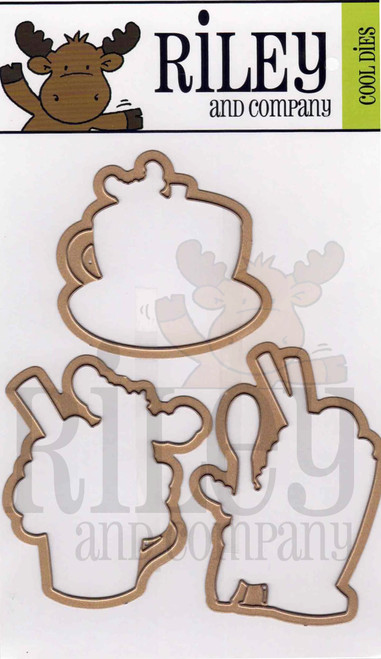 Riley-Cocoa, Coffee and Sundae die set (set of 3)