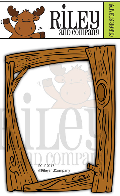 Wood Frame clear stamp set