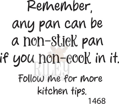 Non-Stick Cooking