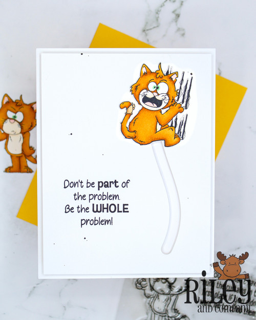 Stressed Out Hank clear stamp set