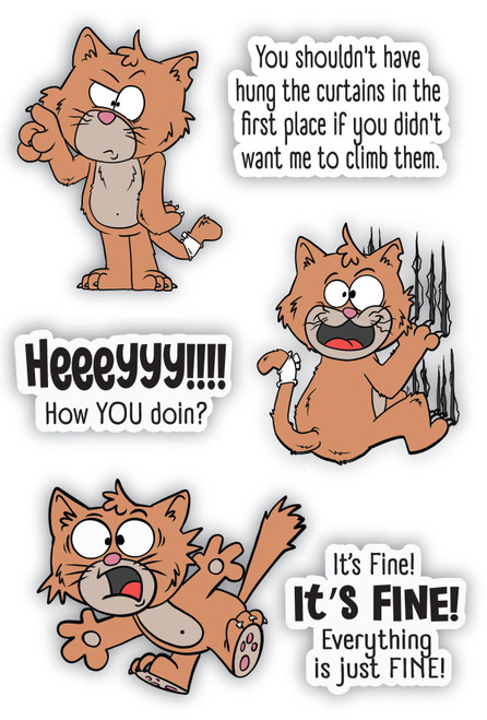 Stressed Out Hank die set  (set of 3)