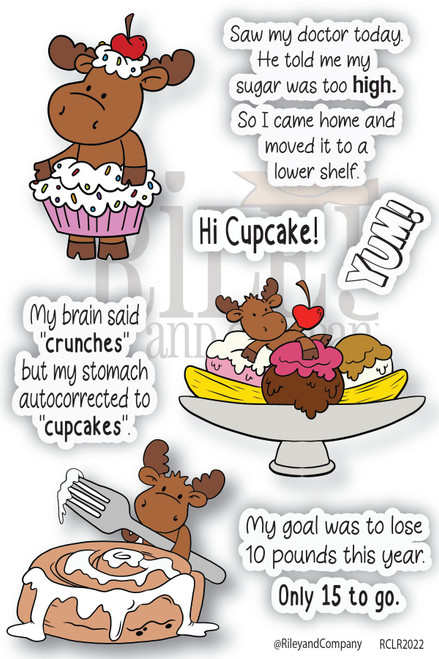 Sweet Treats Riley clear stamp set