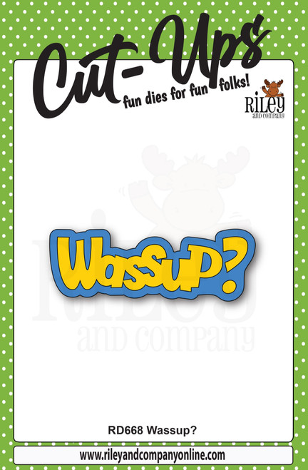 Wassup? die set (set of 2)