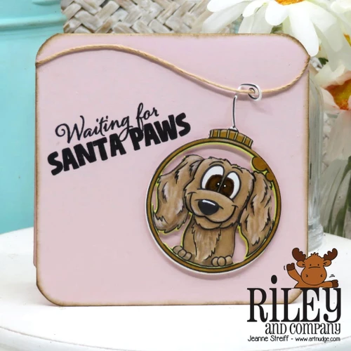 Woody & Hazel Jean Ornaments clear stamp set