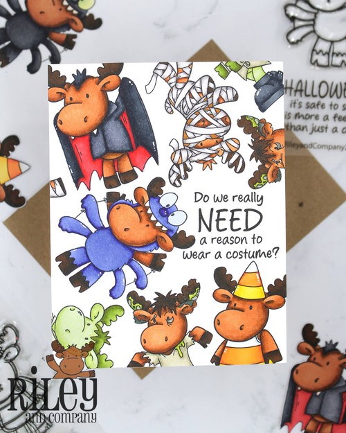 Riley Halloween 2 die set  (set of 3)