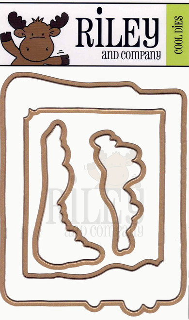 Candy Cane Frame die 