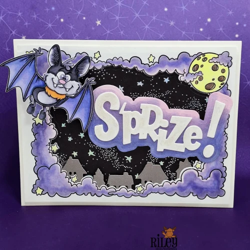 Moon and Stars Frame clear stamp set