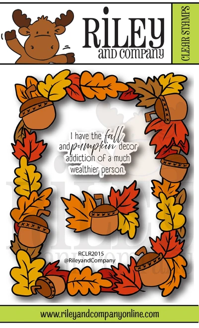 Autumn Frame clear stamp set