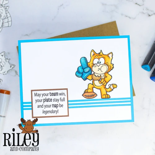 Hank Does Fall clear stamp set