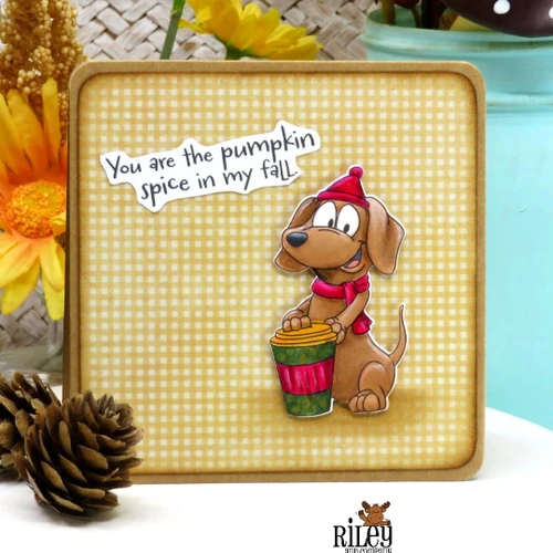 Woody and Hazel Jean Fall Fun die set (set of 5)