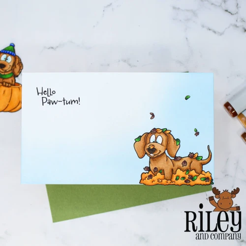 Woody and Hazel Jean Fall Fun die set (set of 5)