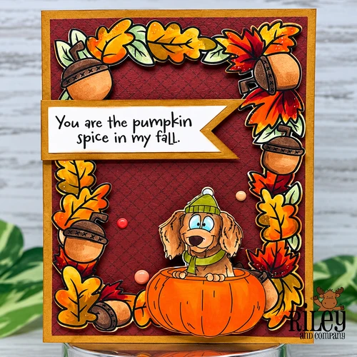 Woody and Hazel Jean Fall Fun die set (set of 5)