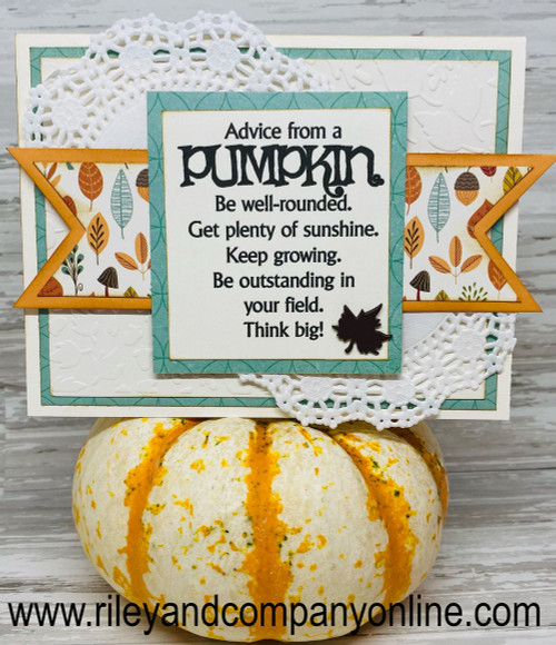 Advice from a Pumpkin Advice from a Pumpkin