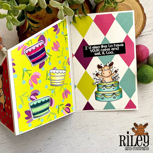 Popping out of cake Popping out of cake