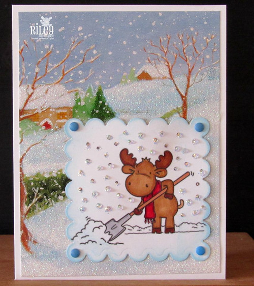 Shoveling Snow Riley Shoveling Snow Riley