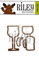 Wine Glass/Beer Mug Duo (4 dies)