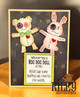Basic Dress Up Bunnies - clear stamps set of 2
