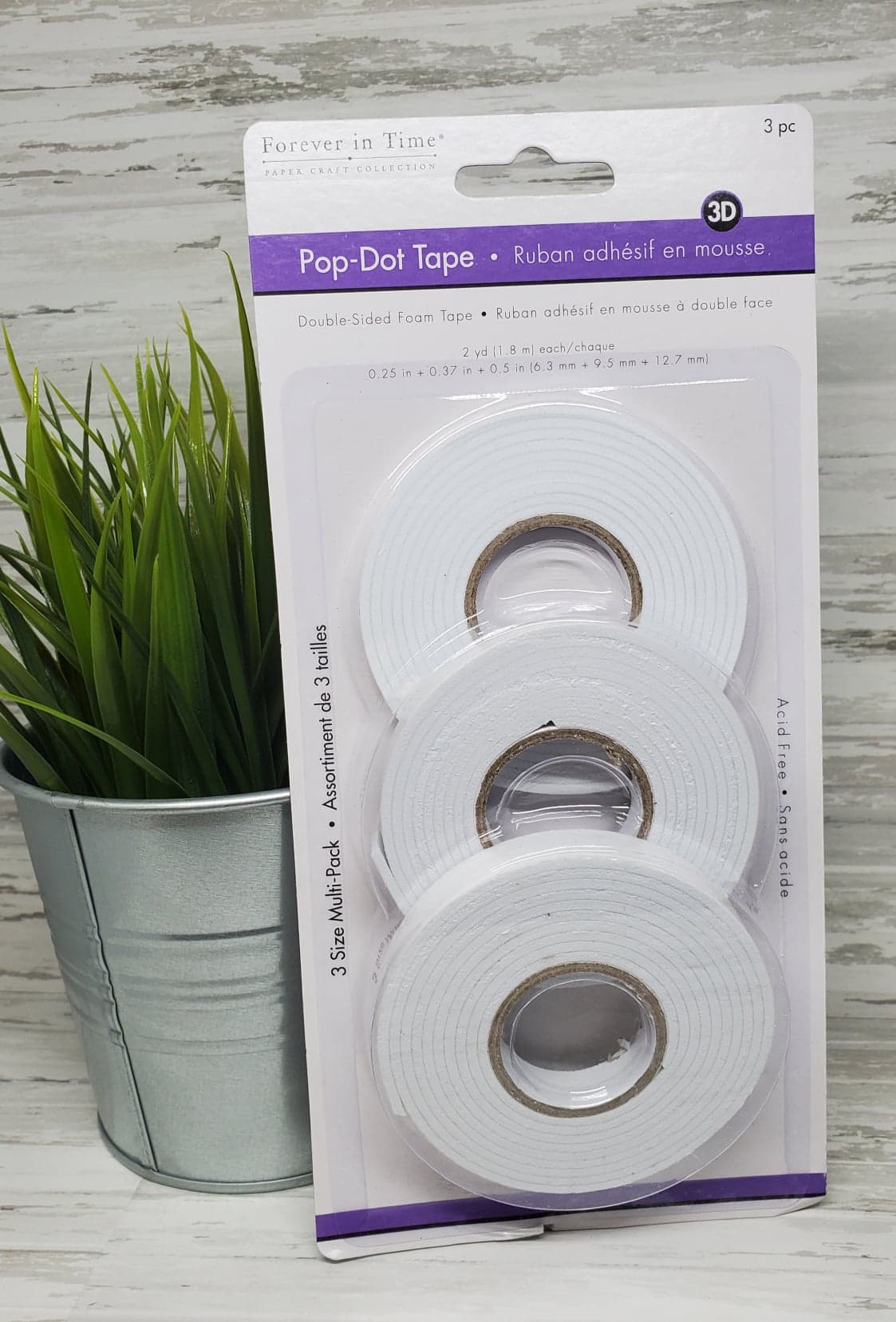 Crafter's Square Pop-Dot Tape, 3-ct. Roll Packs – MeuScrapbook