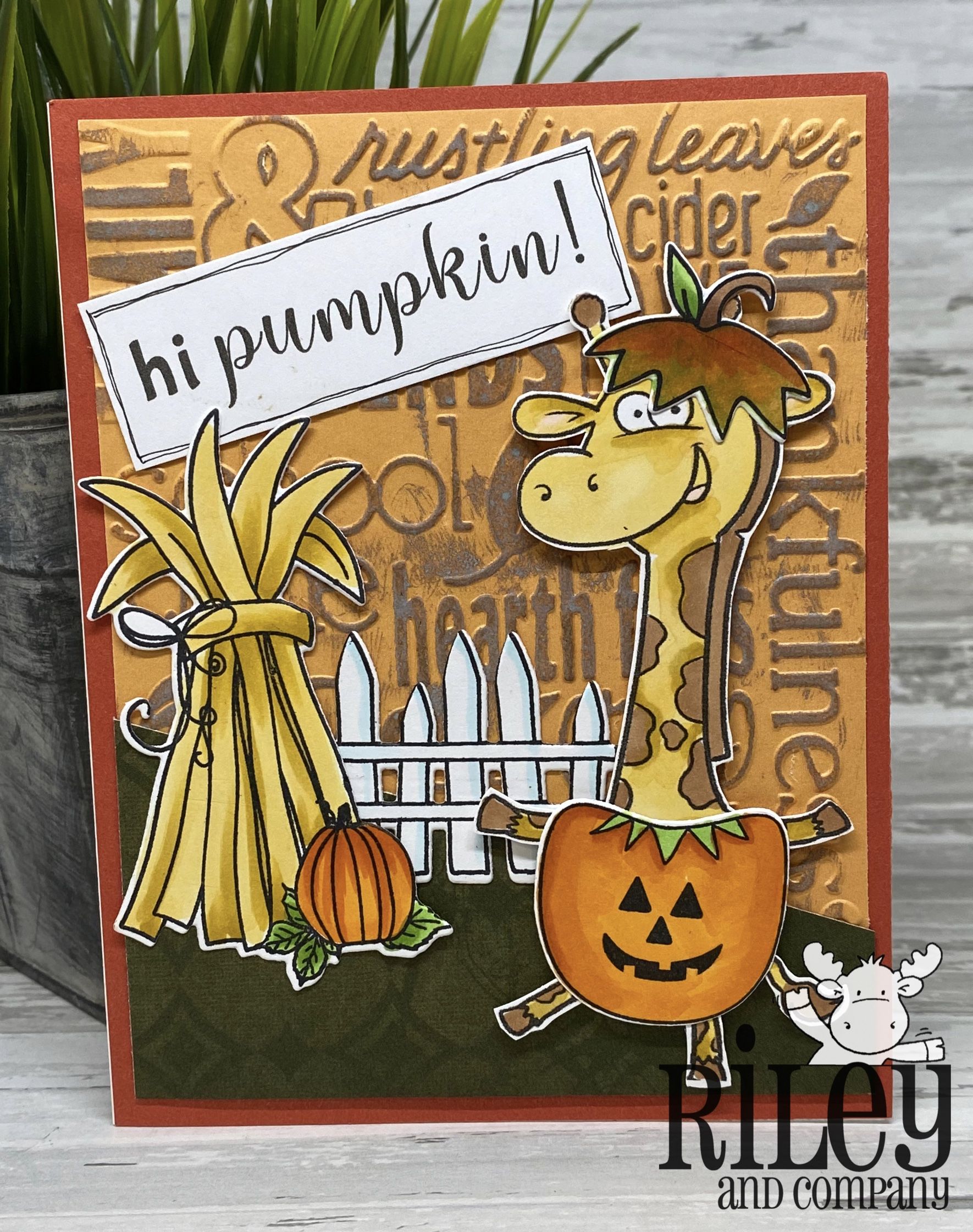 Rylee Autumn Months of the Year Clear Calligraphy Stamps with Stackabl –