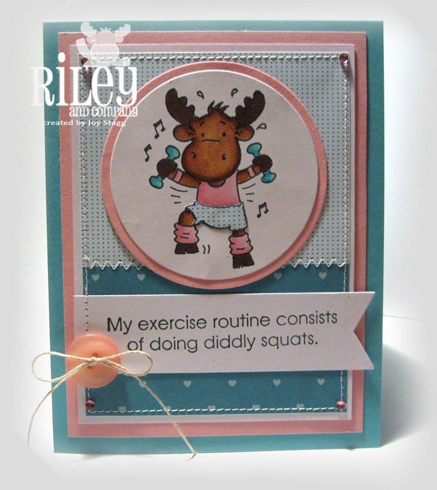 Riley and Company Funny Bones, red rubber stamps, snarky sayings