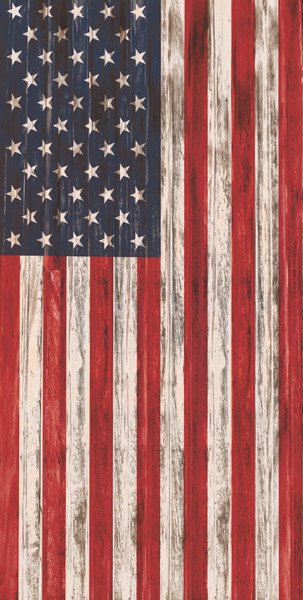 Rustic American Flag vinyl wrap