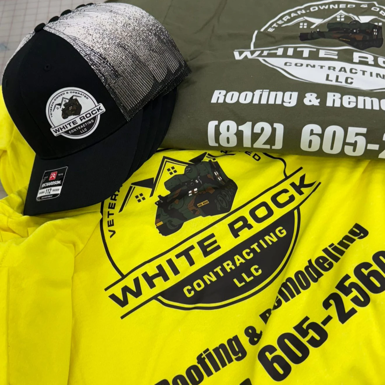 We offer custom t-shirts, sweatshirts, hats, and promotional apparel with vibrant long-lasting prints for businesses, schools, teams, and events.