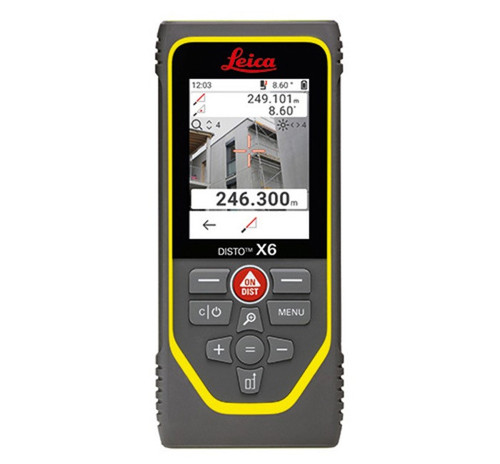 Leica DISTO X6 Laser Distance Meter — Bluetooth 5.0, IP65, 820 Ft Range