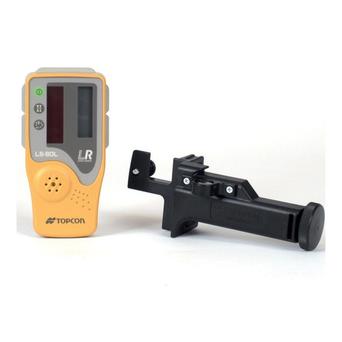 Topcon LS-80L Laser Receiver Sensor with Holder 6 Rod Bracket Kit